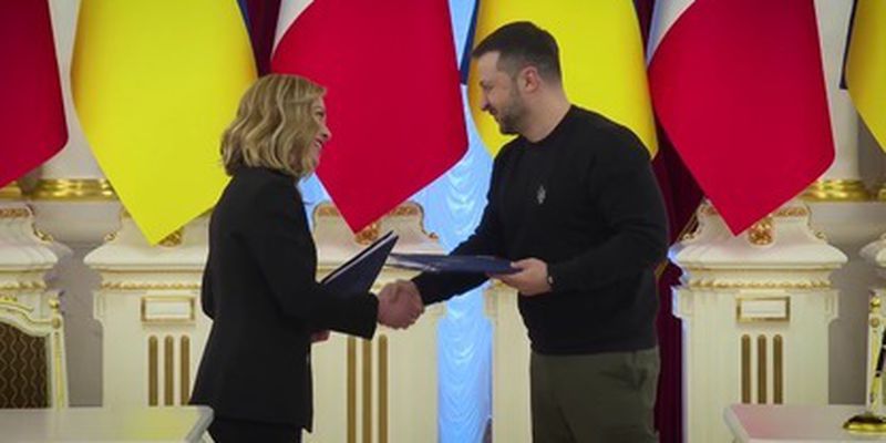 Україна і Італія підписали угоду про гарантії безпеки: відео і всі деталі